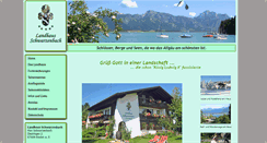 Desktop Screenshot of landhaus-schwarzenbach.de